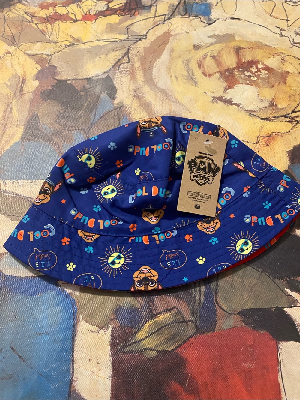 Reversible Paw Patrol Boy Hat
